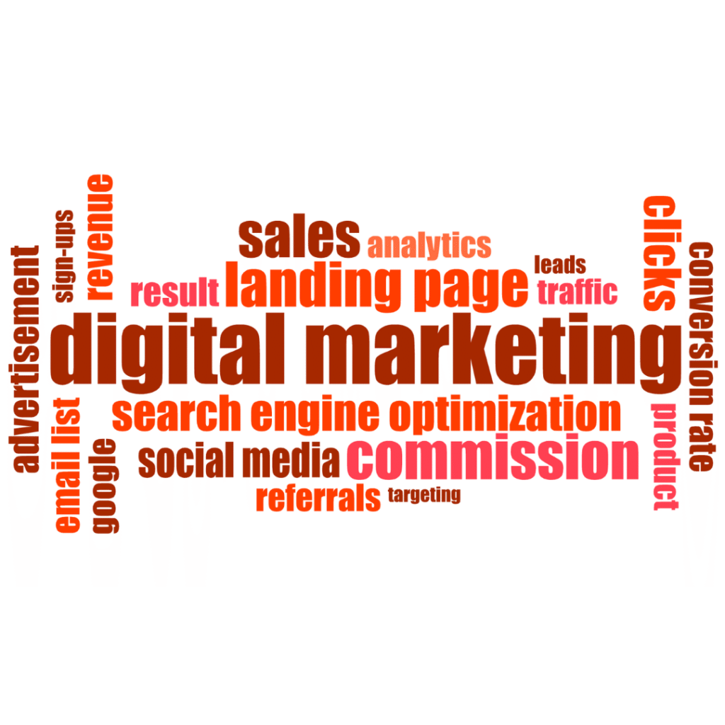 image is showing digital marketing and thier services